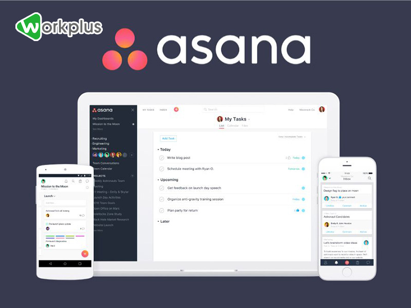 Asana - Phần mềm quản lý công việc full crack. 